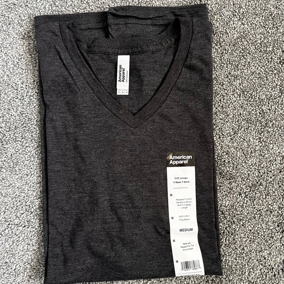 American Apparel | Shirts | American Apparel Unisexvneck | Poshmark